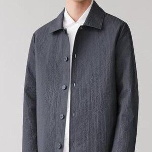 COS cotton jacket in navy size S